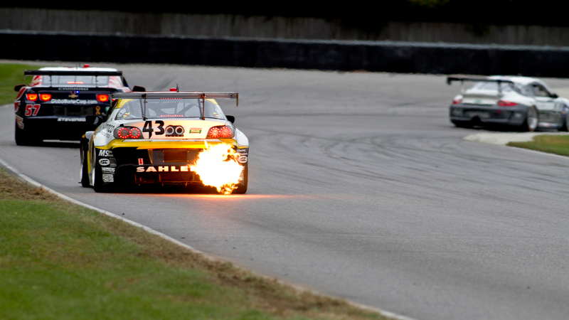 Illustration for article titled The Last Race Of Grand-Am’s Flame-Spitting Mazda RX-8s